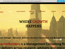 Tablet Screenshot of marketbuildersglobal.com